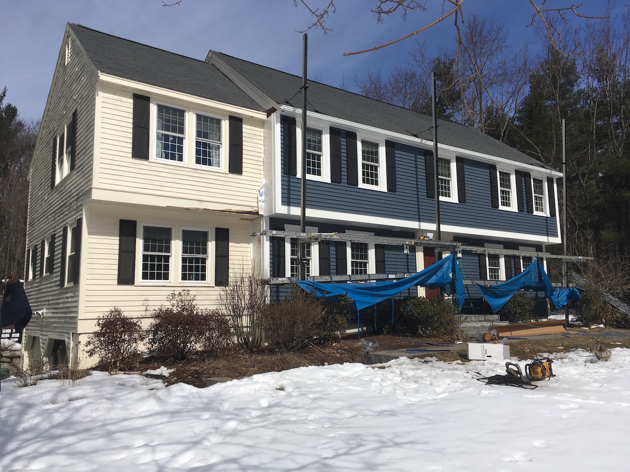 vinyl siding , seamless gutters , replacement windows , roofing , Harvard , Acton Ma